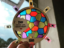 Load image into Gallery viewer, Stained Glass Dog Memorial Decoration