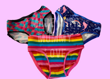 Load image into Gallery viewer, Kids transgender knickers, bulge smoothers, trans girl knickers