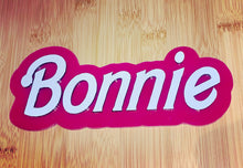 Load image into Gallery viewer, Personalised Pink & White Sign