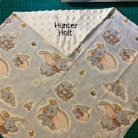 Load image into Gallery viewer, Personalised Snuggle Blanket, Embroidered Baby Blanket