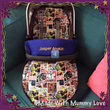 Load image into Gallery viewer, Star Wars fabric Footmuff, Star Wars fabric Liner, Pushchair Liner, Universal Footmuff, Universal Pram Liner, Buggy Footmuff, Pushchair Cove