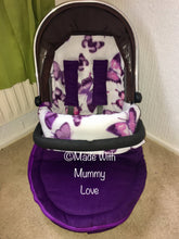 Load image into Gallery viewer, Savanna Butterfly Footmuff, Car Seat Footmuff & Accessories