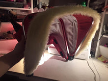 Load image into Gallery viewer, Hood fur, buggy moustache, buggy fur, buggy beard, buggy customs, buggy hood fur, pram hood fur, pram fur, pram customs, pram hood fur