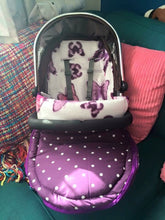 Load image into Gallery viewer, Fleecy Butterfly Footmuff, Car Seat Footmuff & Accessories