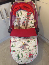 Load image into Gallery viewer, Cath Kidston cowboys fabric Footmuff, Car Seat Footmuff & Accessories