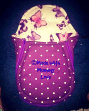 Load image into Gallery viewer, Fleecy Butterfly Footmuff, Car Seat Footmuff & Accessories