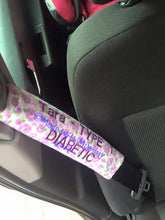 Load image into Gallery viewer, Seatbelt Cover, Medical Alert Pad, Autism, Emergency Seatbelt, Special Needs, EMS Pad, Diabetic, ADHD, Medical Condition, Emergency,