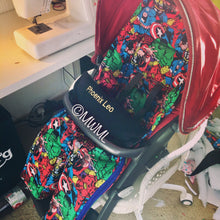 Load image into Gallery viewer, Split leg footmuff, Split leg, footmuff, universal, stokke, Quinny moood,  cosytoes, Minnie Mouse, Marvel, buggy customs, buggy footmuff
