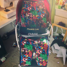 Load image into Gallery viewer, Split leg footmuff, Split leg, footmuff, universal, stokke, Quinny moood,  cosytoes, Minnie Mouse, Marvel, buggy customs, buggy footmuff