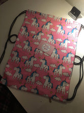 Load image into Gallery viewer, Swimming Bag, PE Bag, School Bag, Drawstring Bag, Draw String Bag, Beach Bag, Swimming, PE, School, Gym Bag, Back To School Bag, Sports Bag