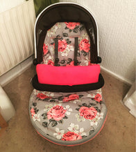 Load image into Gallery viewer, Cath Kidston roses fabric Footmuff, Car Seat Footmuff & Accessories