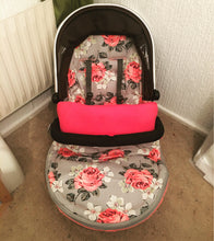 Load image into Gallery viewer, Cath Kidston roses fabric Footmuff, Car Seat Footmuff & Accessories