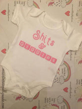 Load image into Gallery viewer, "Sh*ts and giggles" baby grow