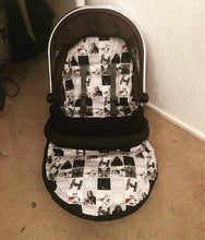Load image into Gallery viewer, Star Wars fabric Footmuff, Star Wars fabric Liner, Pushchair Liner, Universal Footmuff, Universal Pram Liner, Buggy Footmuff, Pushchair Cove