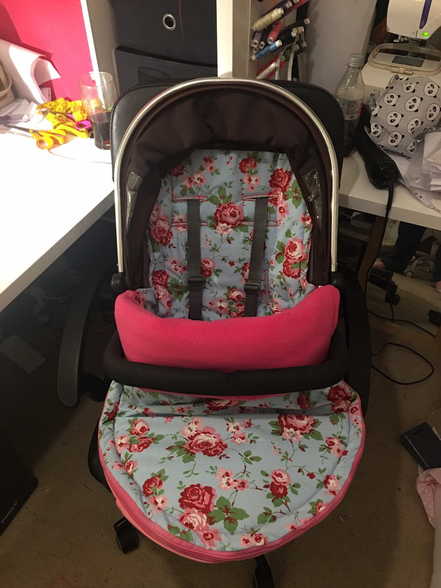 Cath Kidston rosali fabric Footmuff, Car Seat Footmuff
