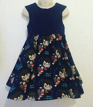 Load image into Gallery viewer, Harry Potter Tea party dress - TPD - girls dress - flower girl dress - bridesmaid dress