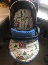 Load image into Gallery viewer, Cath Kidston cowboys fabric Footmuff, Car Seat Footmuff & Accessories