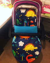 Load image into Gallery viewer, Dinosaur Buggy Footmuff, Carry car seat footmuff & Accessories