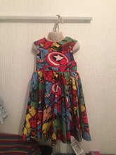 Load image into Gallery viewer, Marvel Tea party dress - TPD - girls dress - flower girl dress - bridesmaid dress