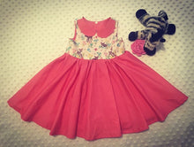 Load image into Gallery viewer, Animal Tea party dress - TPD - girls dress - flower girl dress - bridesmaid dress