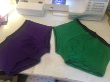 Load image into Gallery viewer, Transgender FTM boxers, AFAB, period boxers, mens gusset boxers, GAFF undies