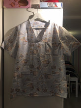 Load image into Gallery viewer, Scrub top, nurses uniform, midwife uniform, hospital uniform, coveralls