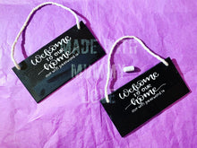 Load image into Gallery viewer, Welcome to our home sign, Wi-fi password plaque