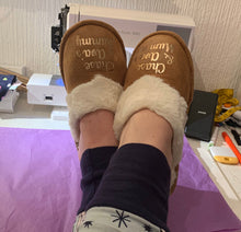 Load image into Gallery viewer, Personalised Mother’s Day slippers, Mother’s Day slippers, mum slippers
