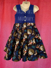 Load image into Gallery viewer, Harry Potter Tea party dress - TPD - girls dress - flower girl dress - bridesmaid dress