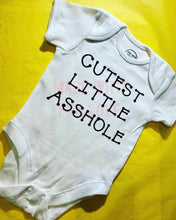 Load image into Gallery viewer, "Cutest Little Asshole" baby grow