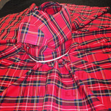 Load image into Gallery viewer, Christmas Tartan Tea party dress - TPD - girls dress - Christmas dress - Party dress