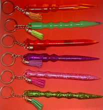 Load image into Gallery viewer, Kubotan resin keyring