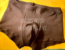 Load image into Gallery viewer, Transgender FTM boxers, AFAB, period boxers, mens gusset boxers, GAFF undies