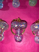 Load image into Gallery viewer, Glitter penis keyring