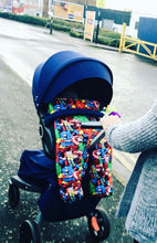 Load image into Gallery viewer, Split leg footmuff, Split leg, footmuff, universal, stokke, Quinny moood,  cosytoes, Minnie Mouse, Marvel, buggy customs, buggy footmuff