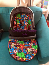 Load image into Gallery viewer, Marvel fabric footmuff, Carry car seat footmuff & Accessories