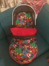 Load image into Gallery viewer, Marvel fabric footmuff, Carry car seat footmuff & Accessories