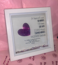 Load image into Gallery viewer, Birthday milestone or Anniversary frame