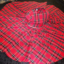 Load image into Gallery viewer, Christmas Tartan Tea party dress - TPD - girls dress - Christmas dress - Party dress