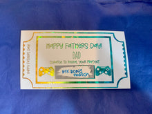Load image into Gallery viewer, Fathers Day Personalised Scratch Card