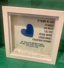 Load image into Gallery viewer, Birthday milestone or Anniversary frame
