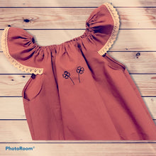 Load image into Gallery viewer, Seaside floral romper