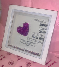 Load image into Gallery viewer, Birthday milestone or Anniversary frame