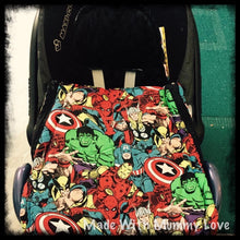 Load image into Gallery viewer, Marvel fabric footmuff, Carry car seat footmuff & Accessories