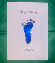 Load image into Gallery viewer, Single Child Foil Hand & Footprint Print