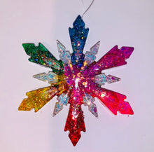 Load image into Gallery viewer, Rainbow Snowflake