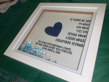 Load image into Gallery viewer, Birthday milestone or Anniversary frame