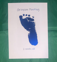 Load image into Gallery viewer, Single Child Foil Hand & Footprint Print