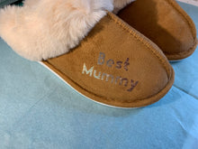 Load image into Gallery viewer, Personalised Mother’s Day slippers, Mother’s Day slippers, mum slippers