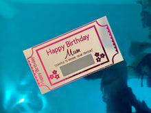Load image into Gallery viewer, Happy Birthday Mum Personalised Scratch Card